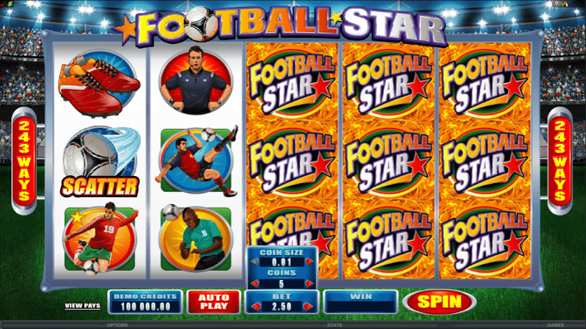 Football Star Free Slot gameplay